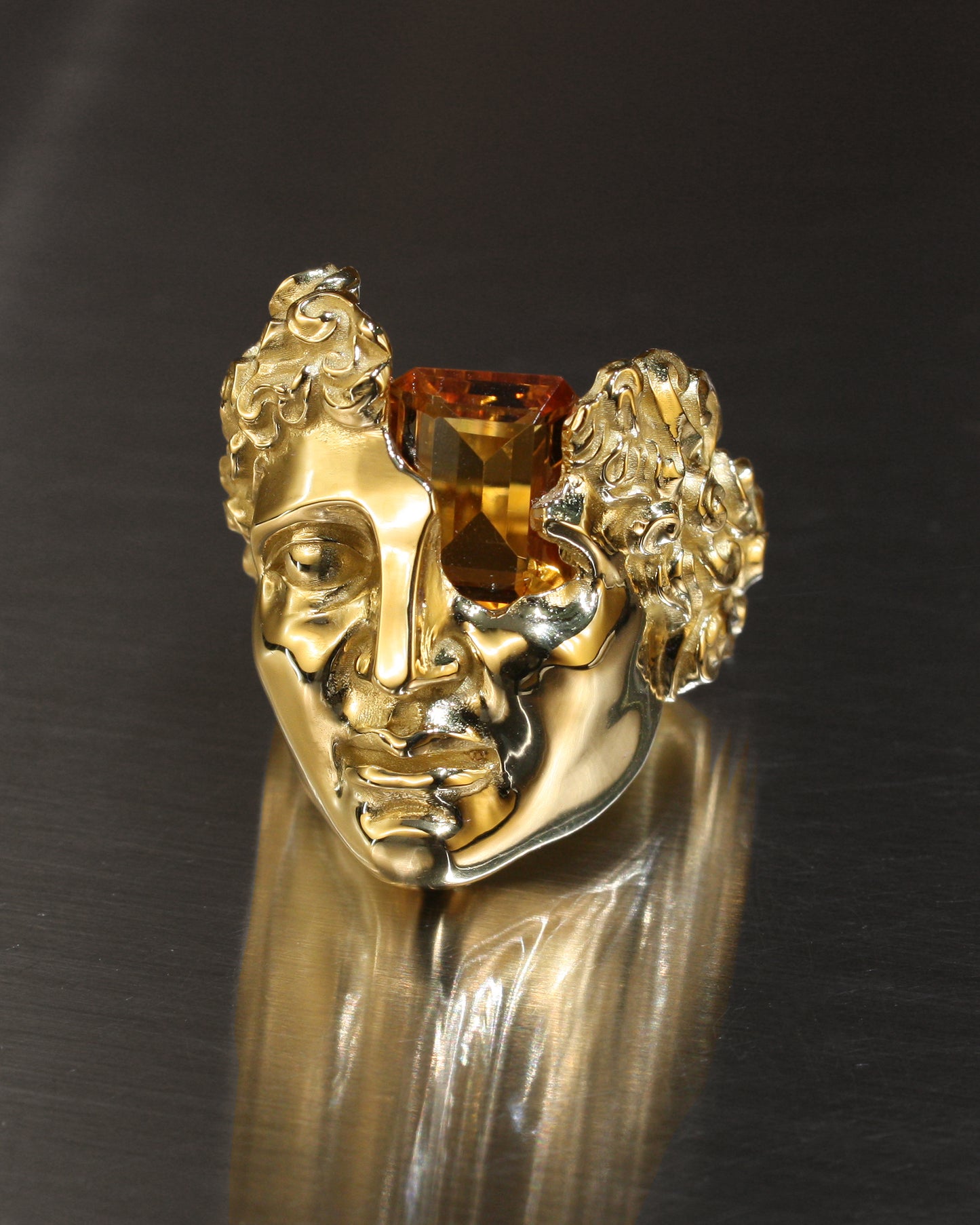 IDOL RING - 18kt Yellow Gold / Citrine