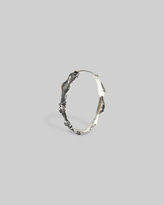 Acanthus Hoop Earring