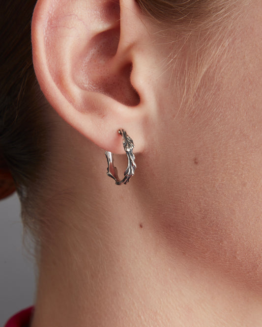 Acanthus Small Hoop Earring