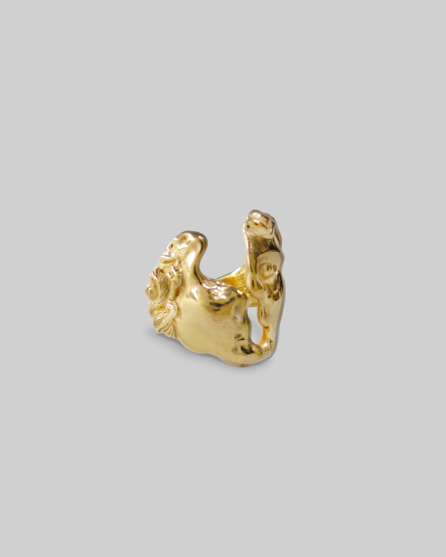 Apollo Ruin Ring - Golden Silver