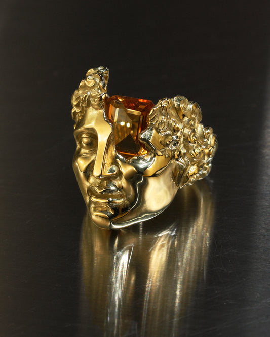 IDOL RING - 18kt Yellow Gold / Citrine