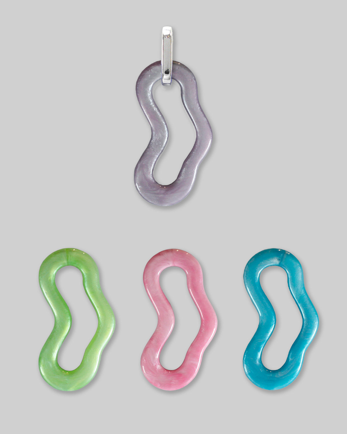 Zero Micro Groovy Earring - Full pendants SET