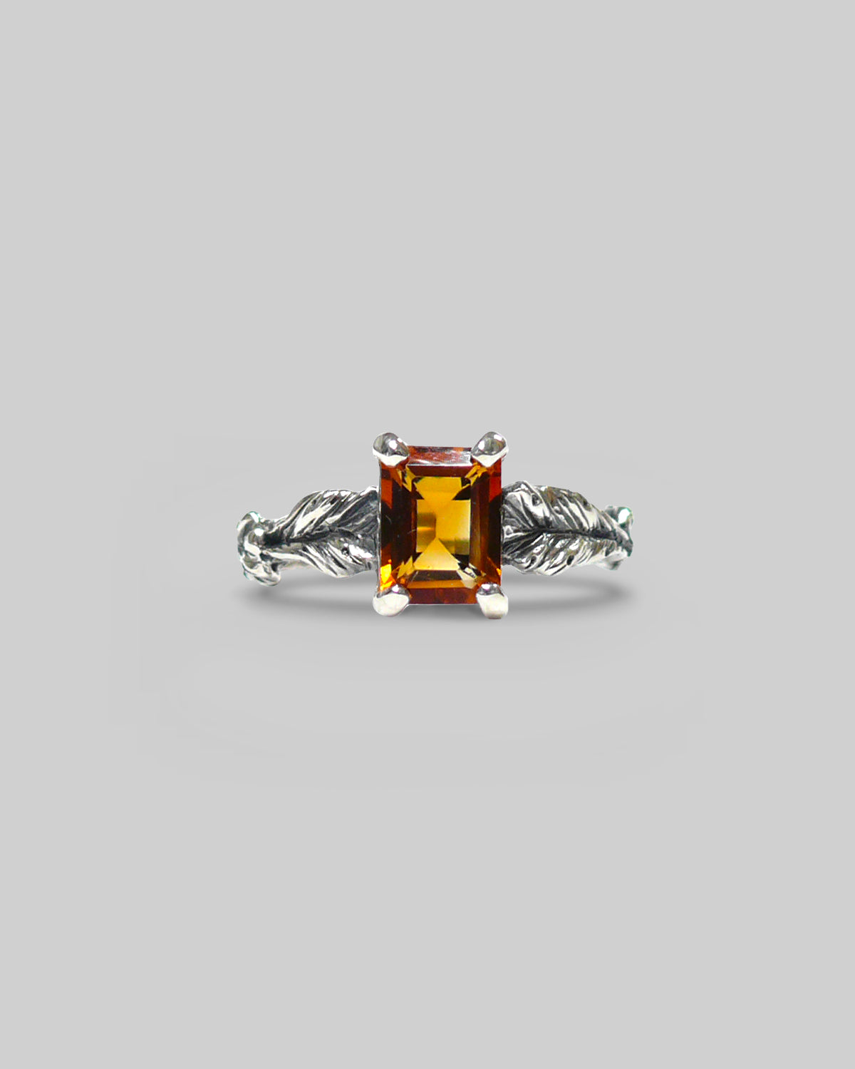 Flora Solitario - Citrine