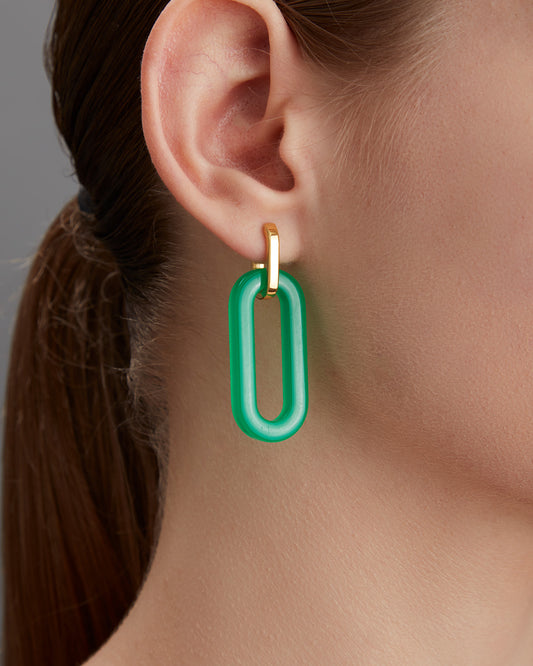 Zero Micro Mono Earring Golden - 2 Pendants Included