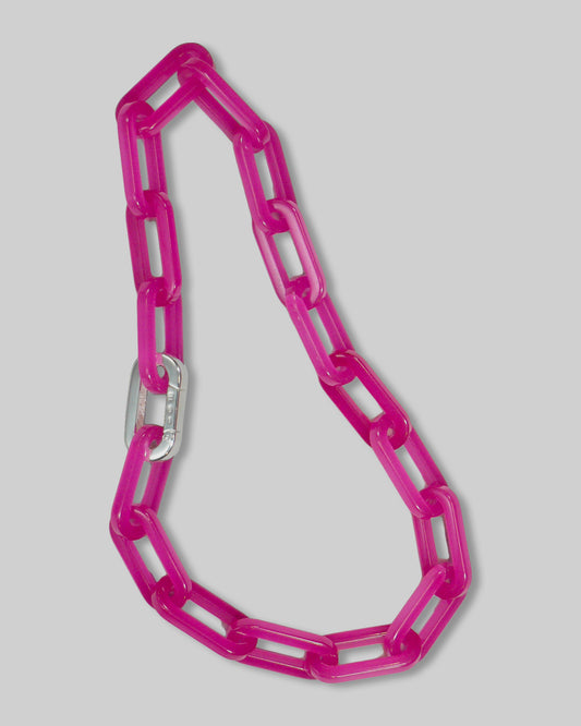 Zero Necklace Hot Pink