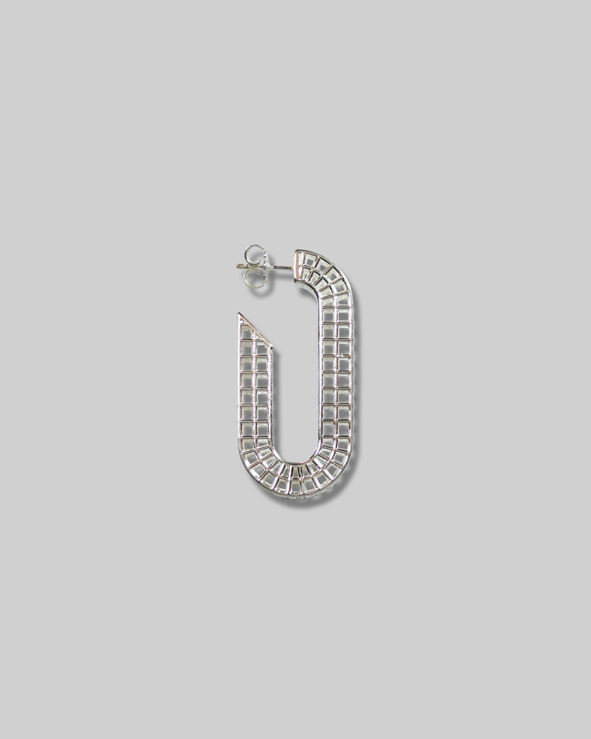 Zero Grid Mono Earring