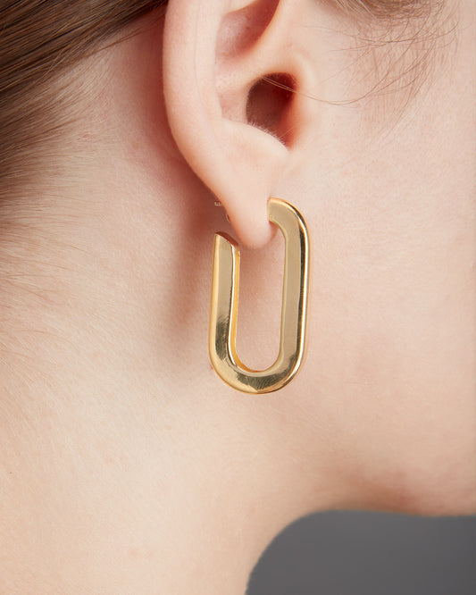 Zero Mono Earring Golden